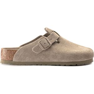 Birkenstock - Boston - Herenslippers - Groen - Suède - Anatomisch Voetbed