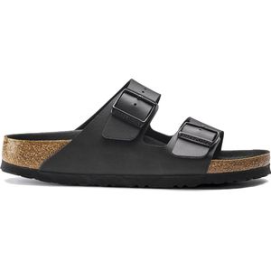 Birkenstock - Arizona - Sandalen - Zwart - Birko Flor