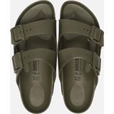 Slipper Birkenstock Unisex Arizona EVA Khaki Narrow