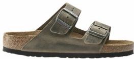 Birkenstock - Arizona - Slipper - Faded Khaki - Geolied Leer