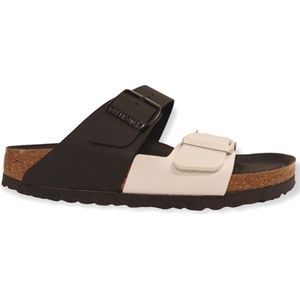 Birkenstock Slipper Arizona Split 1019712 Zwart Wit Smal