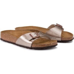 Muiltjes Madrid BIRKENSTOCK. Synthetisch materiaal. Maten 38. Kastanje kleur