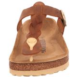 BIRKENSTOCK - Gizeh Braided - Slippers - Cognac - Leer