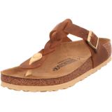 BIRKENSTOCK - Gizeh Braided - Slippers - Cognac - Leer