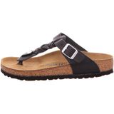 Birkenstock - Gizeh - Teenslipper - Effen - Leer - Platte Hak
