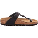 Birkenstock - Gizeh - Teenslipper - Effen - Leer - Platte Hak
