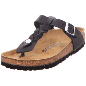 Birkenstock - Gizeh - Teenslipper - Effen - Leer - Platte Hak