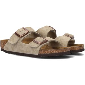 BIRKENSTOCK - Arizona - Muiltjes - Kastanje kleur - Suèdeleer