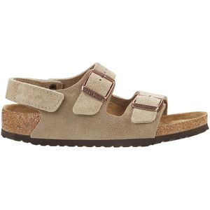 Sandalen in suèdeleer Milano BIRKENSTOCK. Leer materiaal. Maten 25. Kastanje kleur