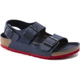 Birkenstock Milano Kids Sandalen Desert Soil Blue Red Narrow-fit | Blauw | Imitatieleer | Maat 32 | 1022211