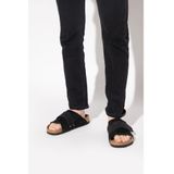 Birkenstock - Kyoto - Sandalen - Zwart - Nubuck/Suede