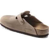 Birkenstock - Boston - Sandalen - Zwart - Nubuck Leer