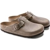 Birkenstock - Boston - Sandalen - Zwart - Nubuck Leer