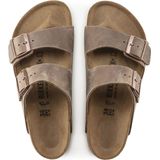 BIRKENSTOCK Arizona Naturleder-Schuhe Herren Pantoletten Made in Germany normale Breite 352201 Braun