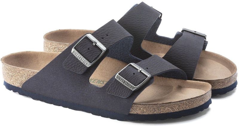 Birkenstock - Arizona Vegan - Slippers - Indigo Blue - Microvezel