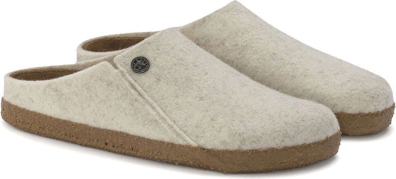 Birkenstock - Zermatt - Pantoffel - Ecru - Wol Vilt