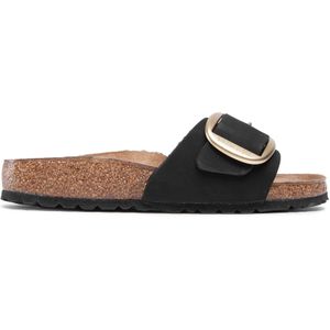 Birkenstock - Madrid Big Buckle - Sandalen - Zwart - Leer
