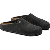 BIRKENSTOCK - Zermatt Rivet - Slippers - Grijs - Wol materiaal