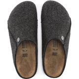 BIRKENSTOCK - Zermatt Rivet - Slippers - Grijs - Wol materiaal