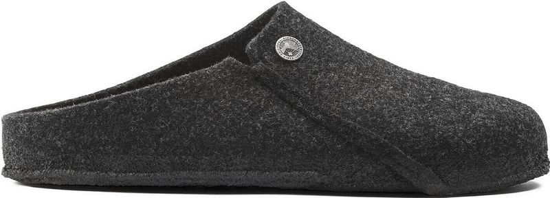 BIRKENSTOCK - Zermatt Rivet - Slippers - Grijs - Wol materiaal