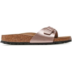 Birkenstock - Madrid BS - Slippers - Roze - Birkof Bovenwerk - Smal