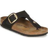 GIZEH BIG BUCKLE (PELLE) - Sandalo infradito da donna BIRKENSTOCK 39/BLACK NUBUCK-L