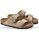 BIRKENSTOCK - Arizona Slippers - Beige - Nubuck - Dames