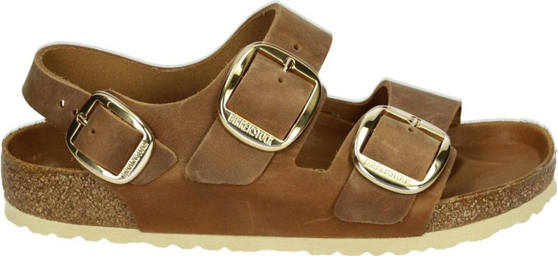Birkenstock - Milano - Sandalen - Bruin - Geolied Nubuckleer