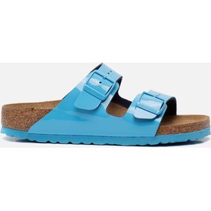 Birkenstock Arizona Sandalen blauw Lak