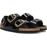 Birkenstock - Milano Big Buckle Sandal - Sandalen - Zwart - Leer