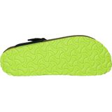Birkenstock Gizeh Kids Slippers Desert Soil Black Lime Narrow-fit