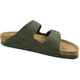Birkenstock - Arizona - Slippers - Groen - Suede