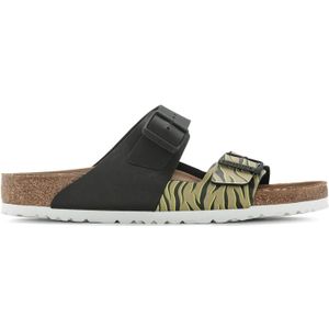 Birkenstock - Summer Sliders - Schoenen - Zwart - Synthetisch Leer