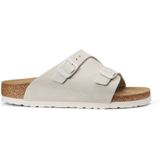 Muiltjes Zurich BIRKENSTOCK. Leer materiaal. Maten 40. Wit kleur