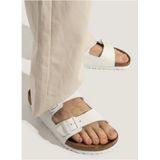Birkenstock, Dames, Schoenen, Wit, Maat: 35 EU Leer,