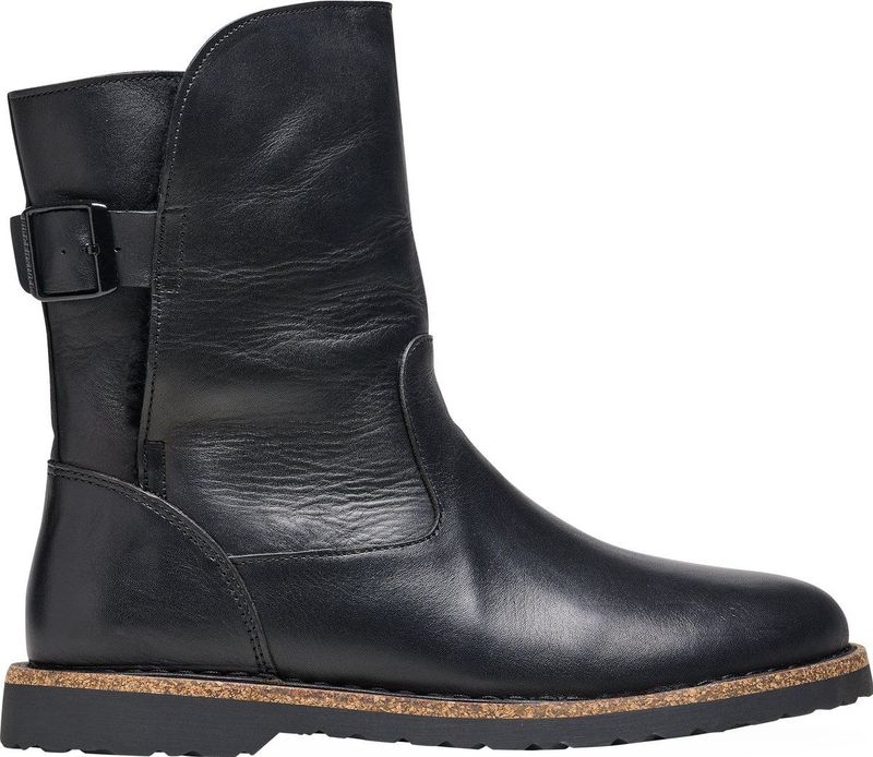 Birkenstock - Winter Enkellaarsjes - Zwart - Leer