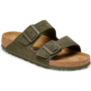 Birkenstock - Arizona - Suède Leren Sandalen - Anatomisch Voetbed - Made in Germany