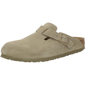 Birkenstock - Boston - Klomp - Faded Khaki - Suède