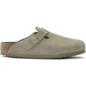 BIRKENSTOCK - Boston - Instappers - Faded Khaki - Suède