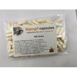 Honingland : Bijengif Capsules, Capsules de venin d'abeille, Bee venom capsules . 100 stuks