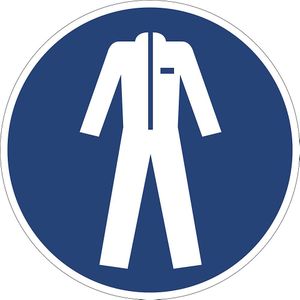 Gebodsbord, hoofdbescherming gebruiken, VE = 10 stuks, aluminium, Ø 200 mm
