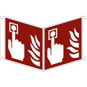 Borden voor brandbeveiliging, brandmelder, VE = 10 stuks