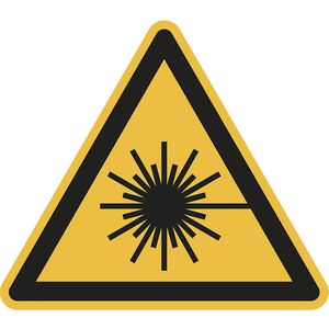 Warnkennzeichen, Warnung vor explosionsfähiger Atmosphäre, VE 10 Stk, Folie, Schenkellänge 200 mm