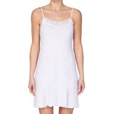 Onderjurk - Slipdress - Wit - 95% Modal, 5% Elastaan, 90CM Lengte, Antistatisch, Kanten Rand