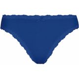 Nina von C 3-pack dames Jazzpant - Kant - Blauw