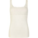 Nina von C - Dames Hemd Kant - Luxe Singlet - Wit