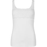 Nina von C - Dames Hemd Kant - Luxe Singlet - Wit