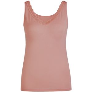 Nina von C - Dames Hemd - Huidskleur - Luxe Onderhemd met Brede Bandjes