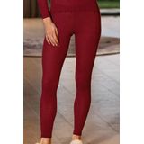 Nina von C dames Wollen legging / Thermo broek - Blauw