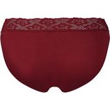 Kanten - Dames Heupslip - Zwart - Midi Kanten Onderbroek
